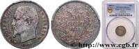FRANCE 50 centimes Napoléon III, tête nue SECOND EMPIRE Paris 1859 (18mm, 2,5g, 6h) -