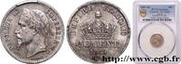 FRANCE 50 centimes Napoléon III, tête laurée SECOND EMPIRE Strasbourg 1869 (18mm, 2,5g, 6h) -