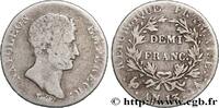 FRANCE Demi-franc Napoléon Empereur, Calendrier révolutio 1805 PREMIER E... 82.43 £ Tax included +  15.62 £ shipping