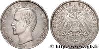 GERMANY - BAVARIA 3 Mark Othon Ier GERMANY - BAVARIA Munich 1909 (33,12mm, 16,6g, 12h) -