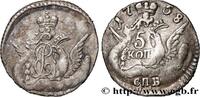 RUSSIA - ELIZABETH 5 Kopecks RUSSIA - ELIZABETH Saint-Petersbourg 1758 (15mm, 1,16g, 6h) -
