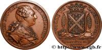 FRANCE Médaille, Prix de l’école de dessin, Langres LOUIS XVI 1782 (41,5mm, 31,78g, 12h) -