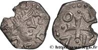 FRANCE Denier MEROVINGIAN COINS Atelier indéterminé s.m. (12mm, 0,87g, h) -