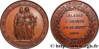 FRANCE Médaille, Rattachement de Genève à la Suisse SUISSE Suisse, Genève 1864 (46,5mm, 59,51g, 12h) -
