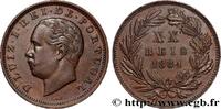 PORTUGAL 20 Réis au nom de Louis Ier (Luis) PORTUGAL 1884 (30mm, 12,02g, 6h) -