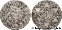 MOROCCO 2 1/2 Dirhams (1/4 Rial) Hassan I an 1310 MOROCCO Paris 1892 (26mm, 7,24g, 12h) -
