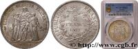 FRANCE 5 francs Hercule III REPUBLIC Bordeaux 1877 (37mm, 25g, 6h) -