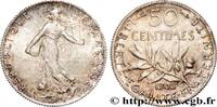 FRANCE 50 centimes Semeuse III REPUBLIC Paris 1901 (18mm, 2,51g, 6h) -