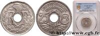 FRANCE 25 centimes Lindauer III REPUBLIC 1924 (24mm, 5g, 6h) -