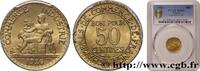 FRANCE 50 centimes Chambres de Commerce III REPUBLIC Paris 1926 (18mm, 2g, 6h) -