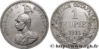 GERMAN EAST AFRICA 1 Rupie (Roupie) Guillaume II Deutsch-Ostafrica GERMAN EAST AFRICA Berlin - A 1911 (30,55mm, 11,64g, 12h) -