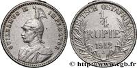 GERMAN EAST AFRICA 1/4 Rupie (Roupie) Guillaume II GERMAN EAST AFRICA Hambourg 1912 (19mm, 2,92g, 12h) -