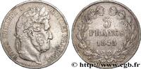 FRANCE 5 francs IIIe type Domard LOUIS-PHILIPPE I Lille 1845 (37mm, 24,73g, 6h) -