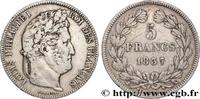 FRANCE 5 francs IIe type Domard LOUIS-PHILIPPE I Bordeaux 1837 (37mm, 24,81g, 6h) -