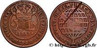 BRAZIL - PRINCE JOHN REGENT 40 Réis contremarqué sur une 20 Réis de 1753 BRAZIL - PRINCE JOHN REGENT Lisbonne (1809) (35mm, 28,46g, 12h) -