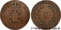 PORTUGAL 10 Réis Michel I PORTUGAL 1831 (34mm, 11,91g, 12h) -