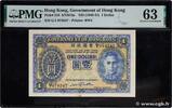 HONG KONG 1 Dollar HONG KONG 1 Dollar 1940 UNC- -