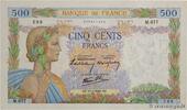 FRANCE 500 Francs LA PAIX FRANCE 500 Francs LA PAIX 1940 AU -