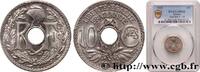 FRANCE 10 centimes Lindauer III REPUBLIC 1921 (21mm, 4g, 6h) -
