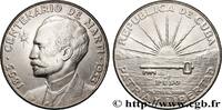 CUBA 1 Peso centenaire de José Marti CUBA 1953 (38mm, 26,75g, 6h) -