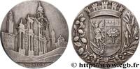 FRANCE Médaille, Menton VILLES 1953 (67,5mm, 160,73g, 12h) -