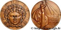 FRANCE Médaille, l’Électricité et Paris ÉLECTRICITÉ 1907 (63,5mm, 123,86g, 12h) -