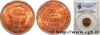FRANCE 2 centimes Daniel-Dupuis III REPUBLIC Paris 1919 (20mm, 2,00g, 6h) -