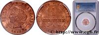 FRANCE 1 centime Cérès III REPUBLIC Paris 1872 (15mm, 1,00g, 6h) -