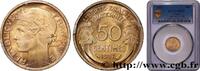 FRANCE 50 centimes Morlon III REPUBLIC 1937 (18mm, 2,00g, 6h) -