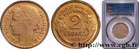 FRANCE 2 francs Morlon III REPUBLIC 1938 (27mm, 8g, 6h) -