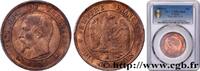 FRANCE Dix centimes Napoléon III, tête nue SECOND EMPIRE Paris 1856 (30mm, 10g, 6h) -
