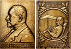 FRANCE Plaque, Docteur Henry Barbier MÉDECINE - SOCIÉTÉS MÉDICALES - MÉDECINS/CHIRURGIENS - ASSISTANCE PUBLIQUE 1924 (70mm, 112,31g, 12h) -