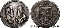 FRANCE Médaillette, Henri IV et Marie de Médicis HENRI IV LE GRAND 1605 (13,5mm, 0,98g, 6h) -