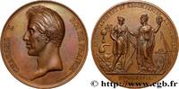 FRANCE Médaille pour l’industrie, Encouragements et récom CHARLES X 75 - Paris 1827 (56,5mm, 71,21g, 12h) -
