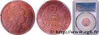 FRANCE 2 centimes Daniel-Dupuis III REPUBLIC Paris 1914 (20mm, 2g, 6h) -