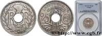 FRANCE 25 centimes Lindauer, Cmes souligné III REPUBLIC Paris 1916 (24,10mm, 5g, 6h) -
