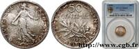FRANCE 50 centimes Semeuse III REPUBLIC 1909 (18mm, 2,50g, 6h) -