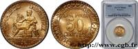 FRANCE 50 centimes Chambres de Commerce III REPUBLIC Paris 1923 (18mm, 2g, 6h) -