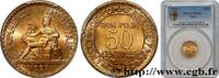 FRANCE 50 centimes Chambres de Commerce III REPUBLIC Paris 1927 (18mm, 2,07g, 6h) -
