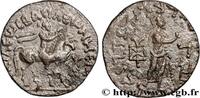 THE ORIENTAL WORLD (ARABO-BYZANTINE, CILICIA, ARME Tétradrachme bilingue SCYTHIA - INDO-SCYTHIAN KINGDOM - AZES c. 55-35 AC (23,5mm, 9,28g, 3h) -
