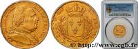 FRANCE 20 francs or Louis XVIII, buste habillé LOUIS XVIII Perpignan 1815 (21mm, 6,45g, 6h) -