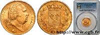 FRANCE 20 francs or Louis XVIII, tête nue LOUIS XVIII Paris 1820 (21mm, 6,45g, 6h) -