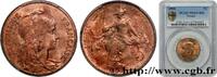 FRANCE 5 centimes Daniel-Dupuis III REPUBLIC 1900 (25mm, 5g, 6h) -