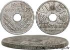 FRANCE VINGT centimes État français, cannelures larges FRENCH STATE 1941 (24,07mm, 3,48g, 6h) -