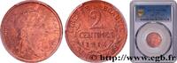 FRANCE 2 centimes Daniel-Dupuis III REPUBLIC Paris 1914 (20mm, 2g, 6h) -