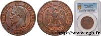 FRANCE Dix centimes Napoléon III, tête laurée SECOND EMPIRE Paris 1864 (30mm, 9,92g, 6h) -