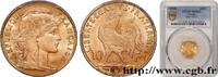 FRANCE 10 francs Coq III REPUBLIC Paris 1910 (19mm, 3,23g, 6h) -