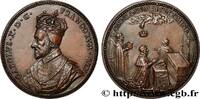 FRANCE Médaille, Charles X - Couronnement sous la Ligue, CHARLES X, CARDINAL DE BOURBON (1589) (64,5mm, 59,85g, 12h) -