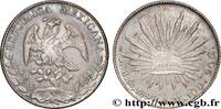 MEXICO 8 Reales Aigle / bonnet phrygien sur soleil MEXICO Mexico 1897 (38mm, 26,62g, 6h) -