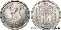 MONACO - PRINCIPALITY OF MONACO - LOUIS II Essai de 10 Francs MONACO - PRINCIPALITY OF MONACO - LOUIS II Paris 1945 (26mm, 7,11g, 6h) -